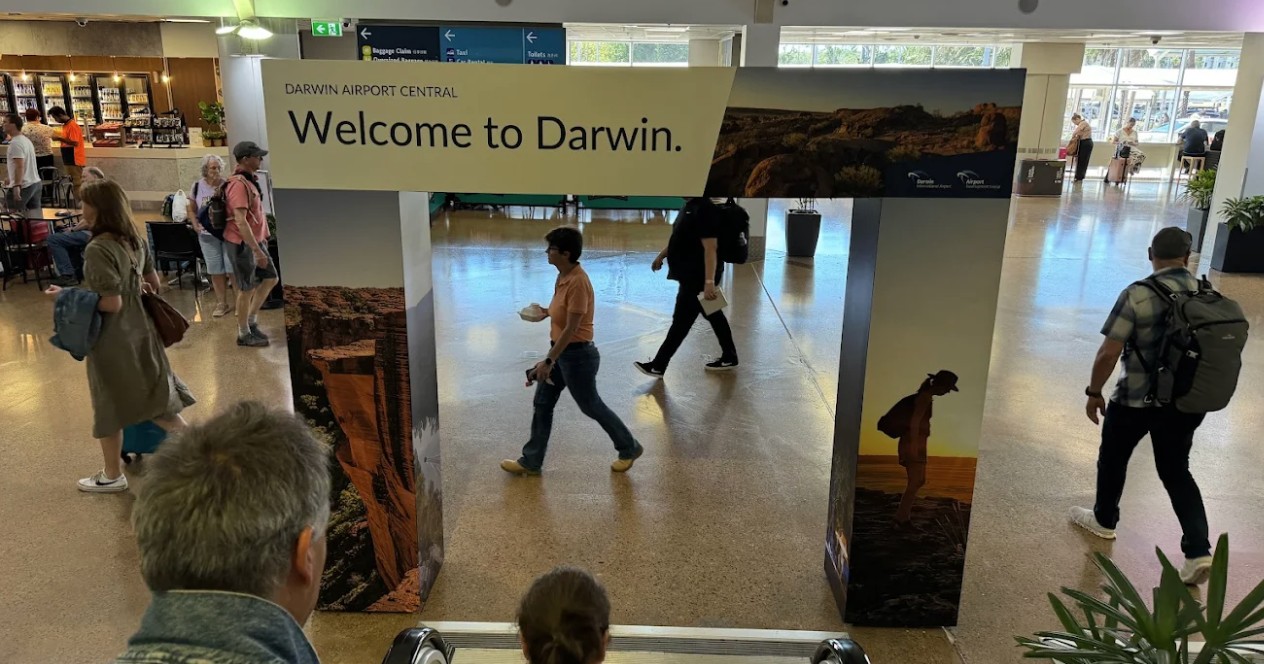 darwin airport arrivals